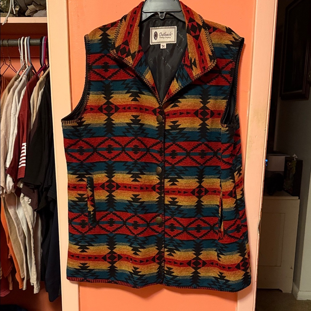 Chalet Women's Multicolor Aztec Vest